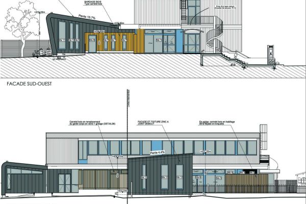 Arch2o | Extension halte garderie | Annemasse (74)