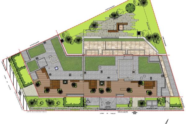 Neova Ferney Voltaire | Projet Arch2O | Plan masse