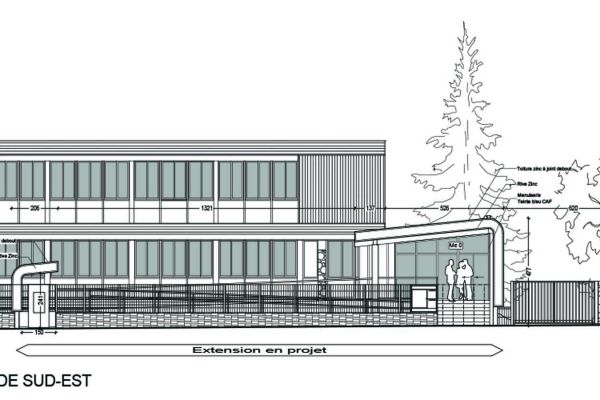 Extension | CENTRE CAF | Arch2o| Annemasse (74)
