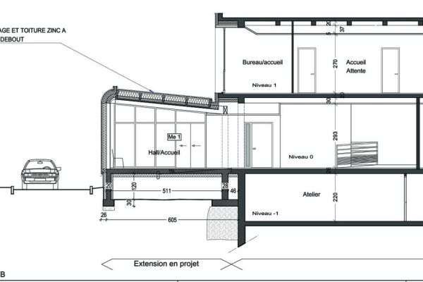 Extension | CENTRE CAF | Arch2o| Annemasse (74)